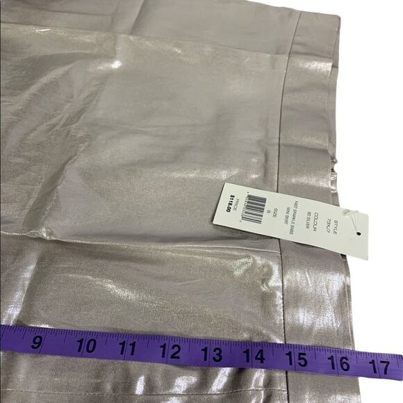 🚨 🆕 French Connection Fast Sparkle Babs Mini Skirt - Picture 6 of 11